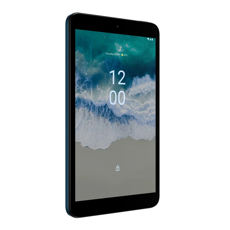 Nokia - T10 Wi-Fi Tablet, Android 12, 8" 60Hz Display, 3GB RAM/32GB ROM, 5250mAh Battery, 8MP Camera, 2MP Front, Stereo Speakers with OZO Playback, Blue [Italy]