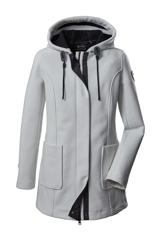 G.I.G.A. DX Women's Gw 28 Wmn Kntflc Jckt Casual Cardigan with Hood, Off-White, 40