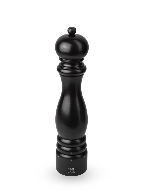 PEUGEOT - Paris u'Select 30 cm Pepper Mill - 6 Predefined Grind Settings - Made with PEFC Certified Wood - Made in France - Satin Black Colour