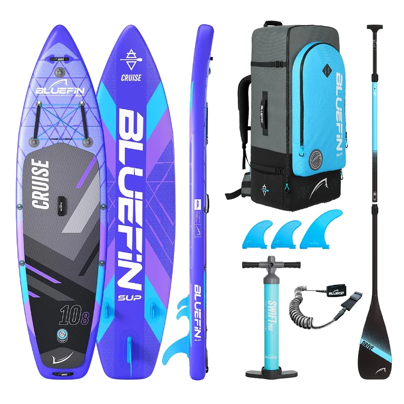 Bluefin SUP Cruise 10'8 Inflatable Paddle Board| Adult board| Cruise 10'8 SUP|Paddle Board Accessories included