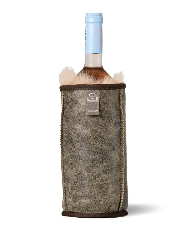 KYWIE Brown Fluffy Bottle Cooler