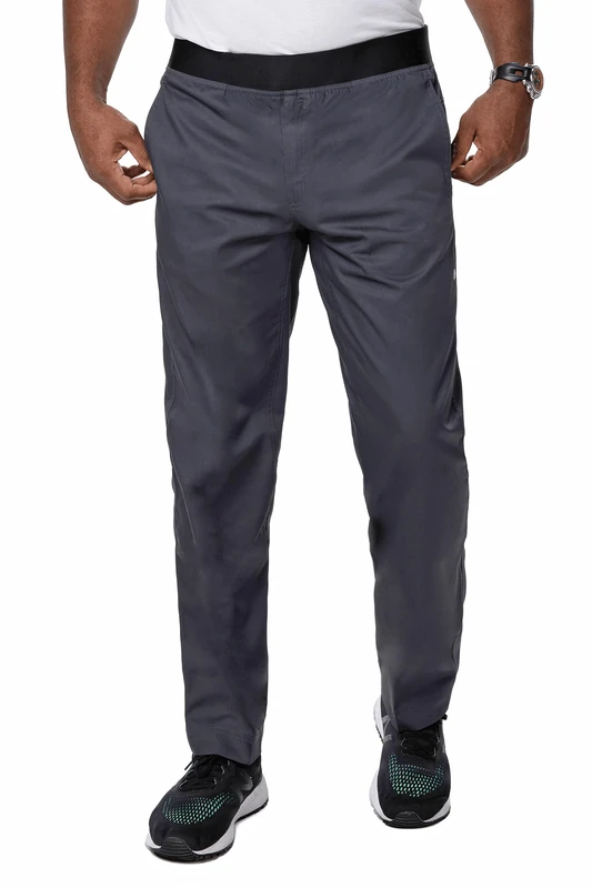 Chef Works Men's Lightweight Slim Chef Pants, Charcoal, Large