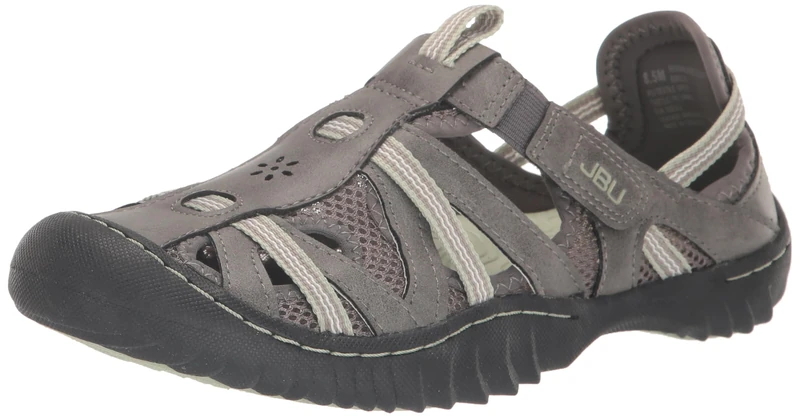 Jambu JBU Women's Regional Water Ready Oxford Flat, Dk Grey/Pale Moss, 6.5 UK - Image 1