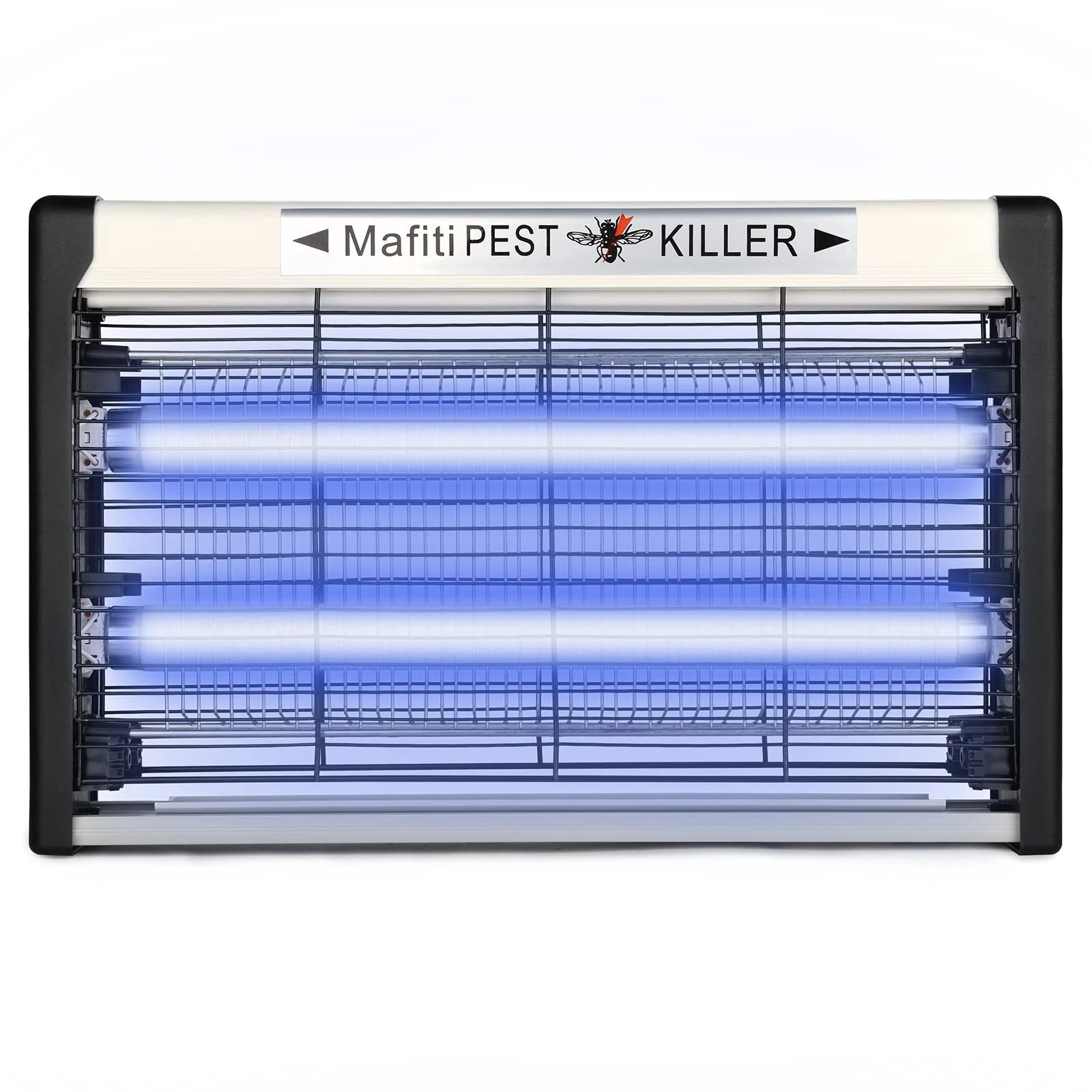 Mafiti Fly Killer,Fly Zapper Indoor Mosquito Zapper Attracting Flies with UV Light 20W for Kitchen,Home,Indoor Garden Yard Commercial or Domestic Usage-Black