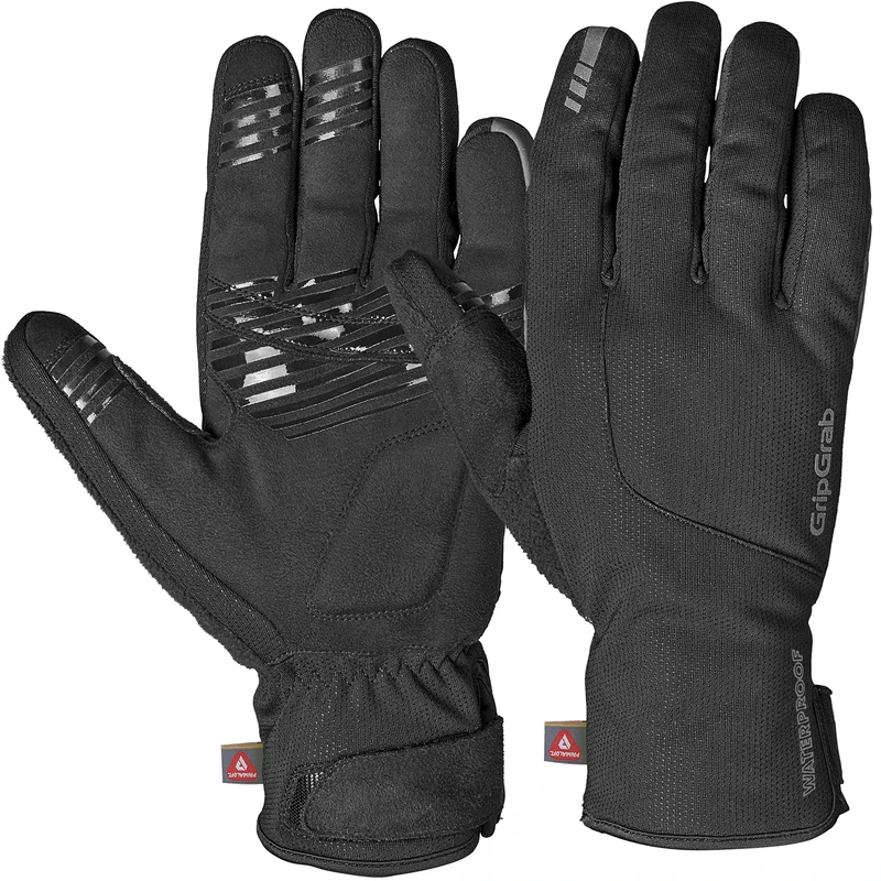 GripGrab Polaris 2 Waterproof Winter Cycling Gloves Padded Thermal Lined Road MTB Gravel Bike Bicycle Rain Glove Long