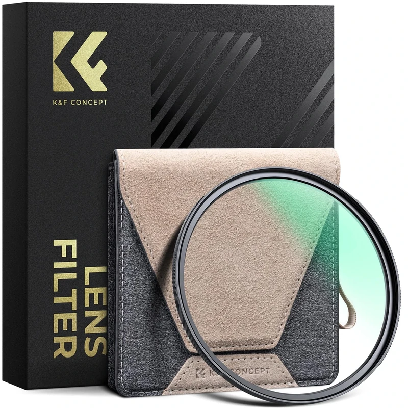 K&F CONCEPT 67mm UV Filter with Brass Frame, 36-Layer Coating, High Definition Optical Glass Lens Protection Filters, Nano-X PRO Series
