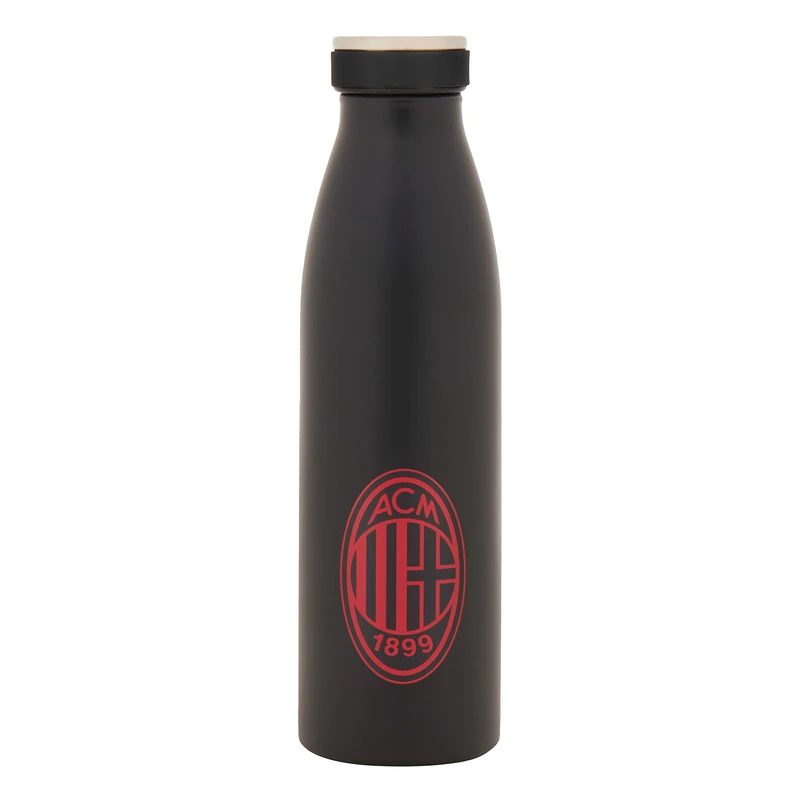 AC Milan Gil Blk, ACM_Bottle_001 Unisex Adult,Black,Red - Image 1
