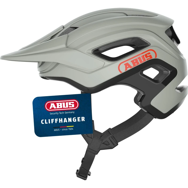 ABUS MTB helmet Cliffhanger - bike helmet for demanding trails - with large ventilation openings & TriVider strap system - for men and women