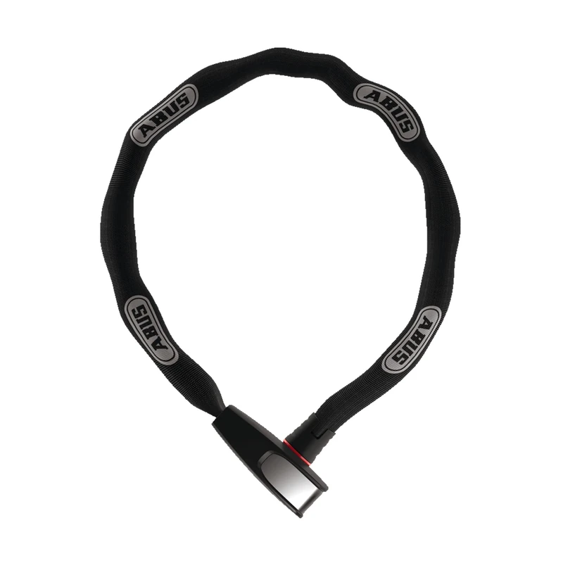 ABUS Catena 6806K QST chain lock - Bike lock with bracket - security level 6 - 6 mm thick - 85 cm long - Black