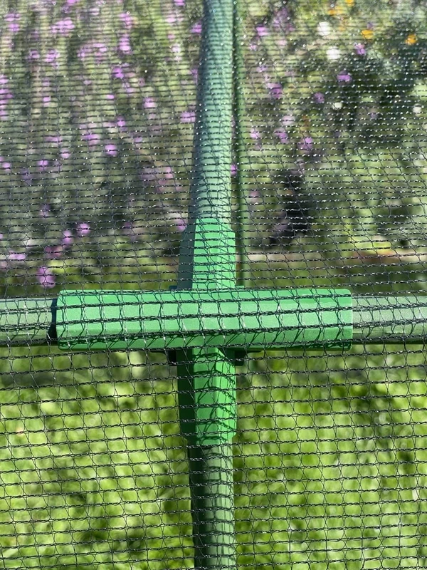 easynetsuk Fruit and Vegetable Protective Cage Supplied with Black Butterfly Netting (3.5m Black), green