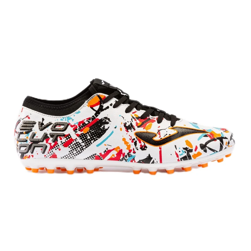 Joma - Men's Boots for: Men, White, Black, Orange, 9.5 UK - Image 1