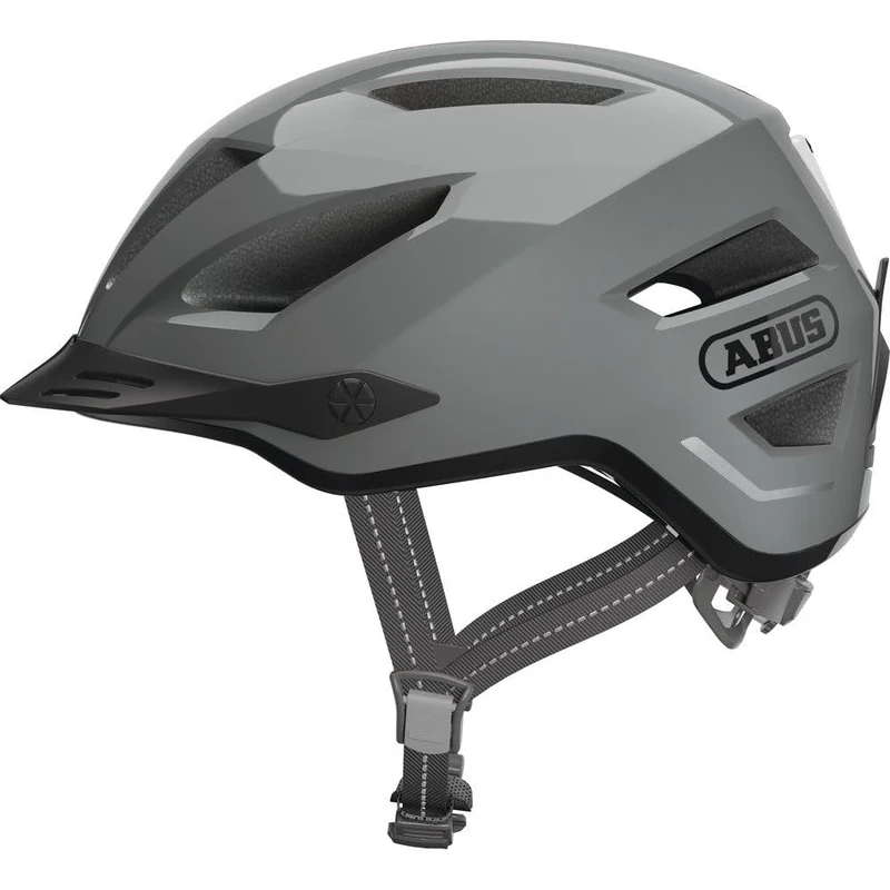 ABUS city helmet Pedelec 2.0 - bicycle helmet with rear light and rain cover - for city traffic - for men and women