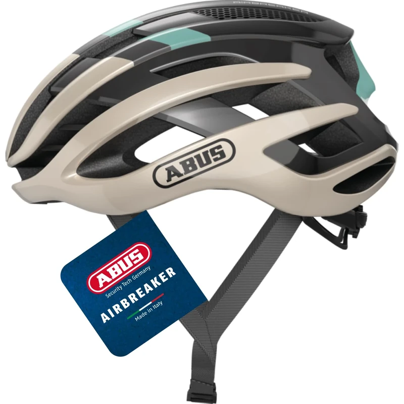 ABUS AirBreaker road bike helmet - high-end bike helmet for professional cycling - for teenagers and adults - helmet for men and women