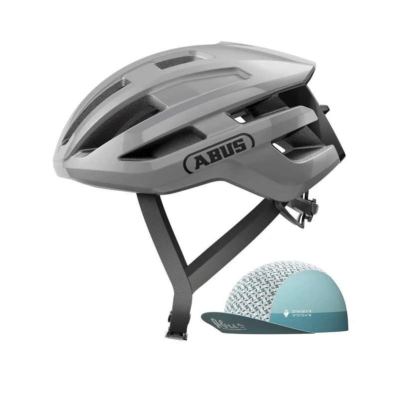 ABUS PowerDome ACE road bike helmet - with Race Cap - lightweight bike helmet with clever ventilation system - Made in Italy - for men and women