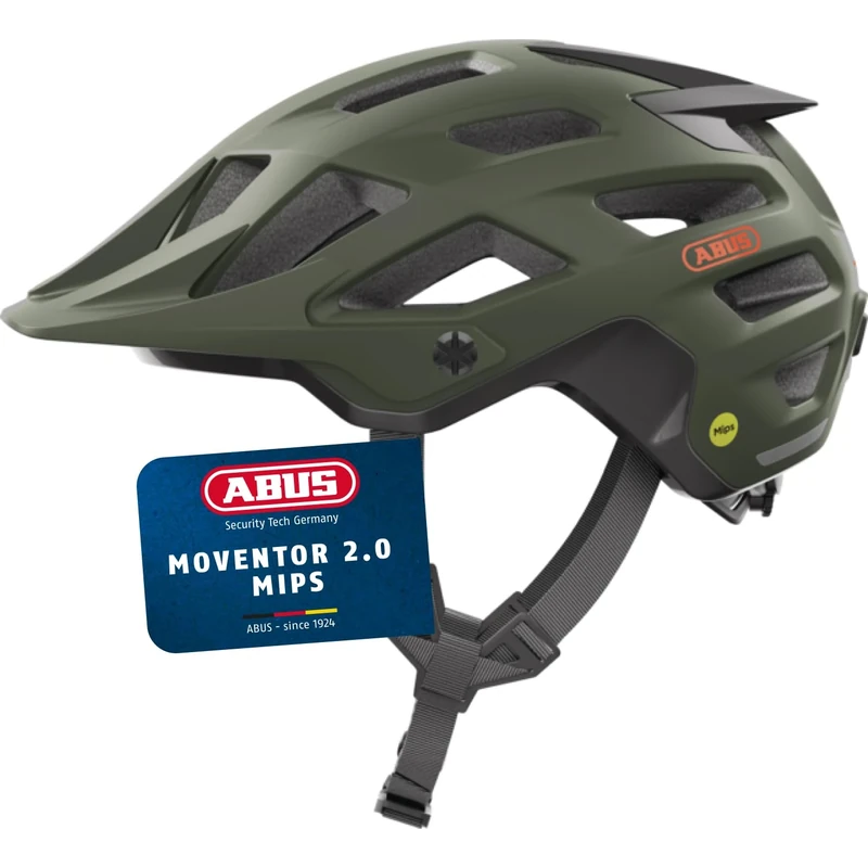 ABUS MTB helmet Moventor 2.0 MIPS - bicycle helmet with impact protection for off-road use on mountain bikes - all-mountain helmet for men and women