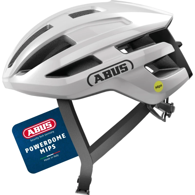 ABUS PowerDome MIPS road bike helmet - lightweight bike helmet with clever ventilation system and impact protection - Made in Italy - for men and women