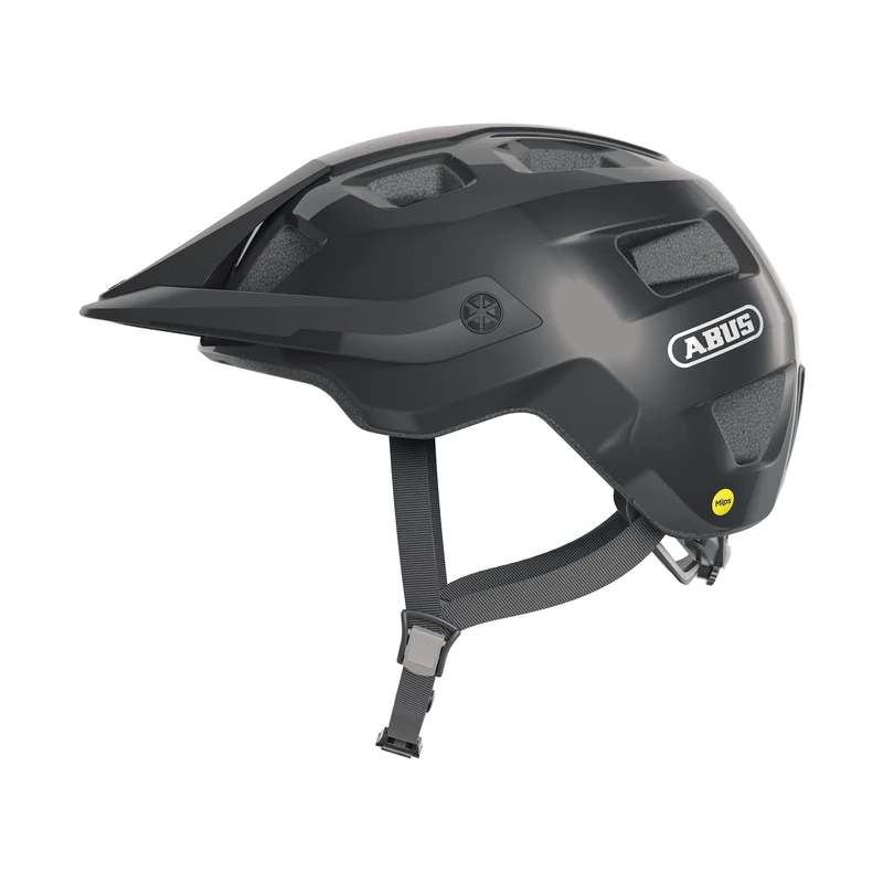 ABUS MTB helmet MoTrip - robust bike helmet with height-adjustable peak for mountain bikers - customised fit - unisex