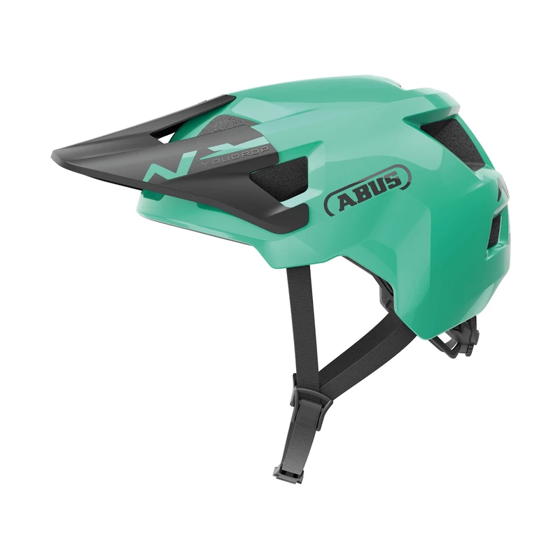 ABUS MTB helmet YouDrop - bike helmet for children and teenagers - for everyday use or off-road tours - with space for a pigtail