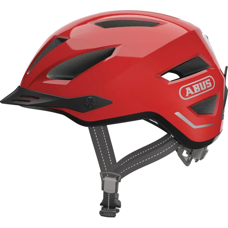 ABUS city helmet Pedelec 2.0 - bicycle helmet with rear light and rain cover - for city traffic - for men and women