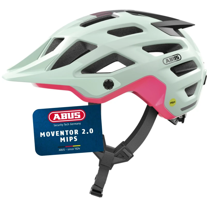 ABUS MTB helmet Moventor 2.0 MIPS - bicycle helmet with impact protection for off-road use on mountain bikes - all-mountain helmet for men and women