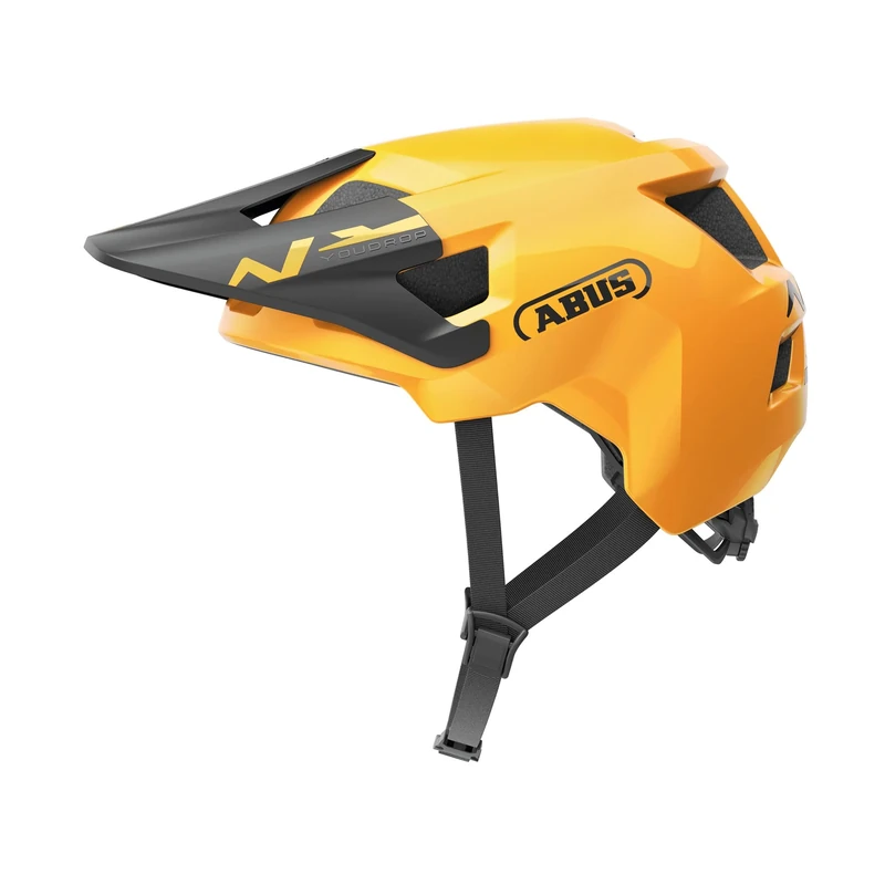 ABUS MTB helmet YouDrop - bike helmet for children and teenagers - for everyday use or off-road tours - with space for a pigtail