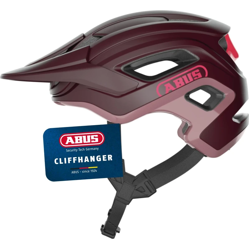 ABUS MTB helmet Cliffhanger - bike helmet for demanding trails - with large ventilation openings & TriVider strap system - for men and women