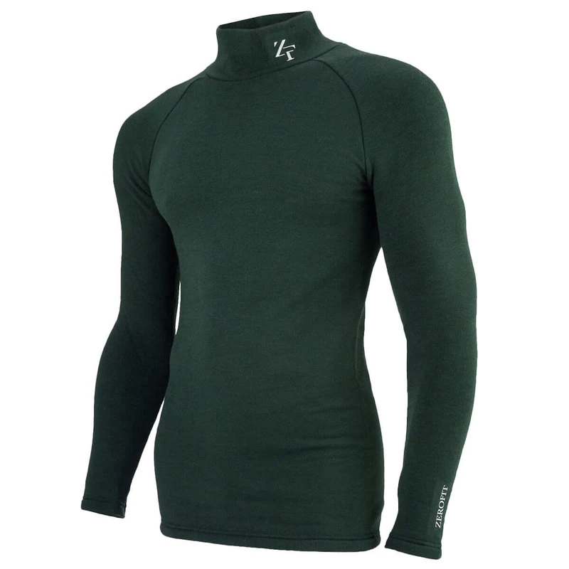 ZEROFIT Mens Heatrub Ultimate Baselayer - Green - L