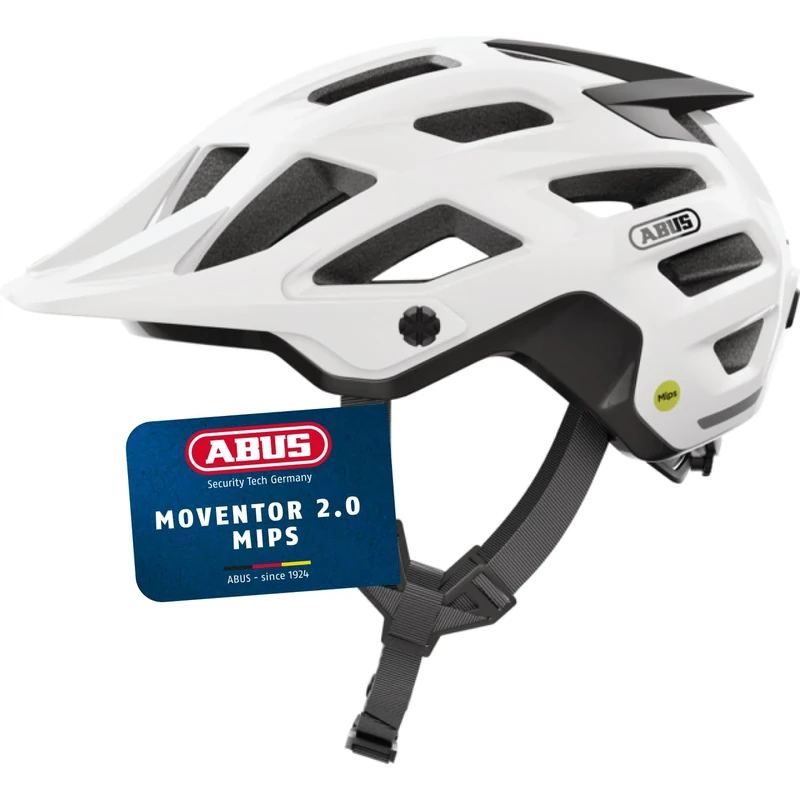 ABUS MTB helmet Moventor 2.0 MIPS - bicycle helmet with impact protection for off-road use on mountain bikes - all-mountain helmet for men and women
