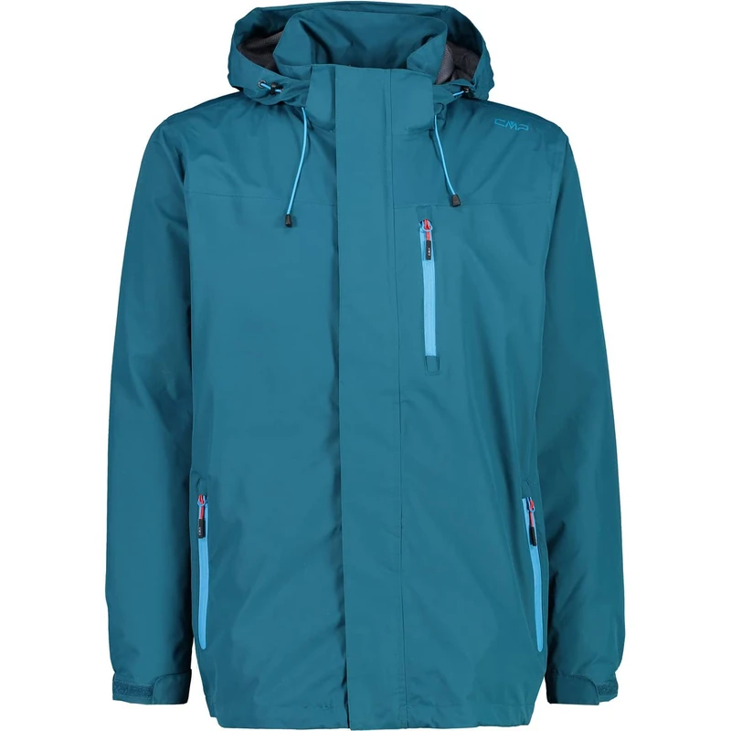 CMP - Man Jacket Zip Hood With Ventilation, Deep Lake, 52