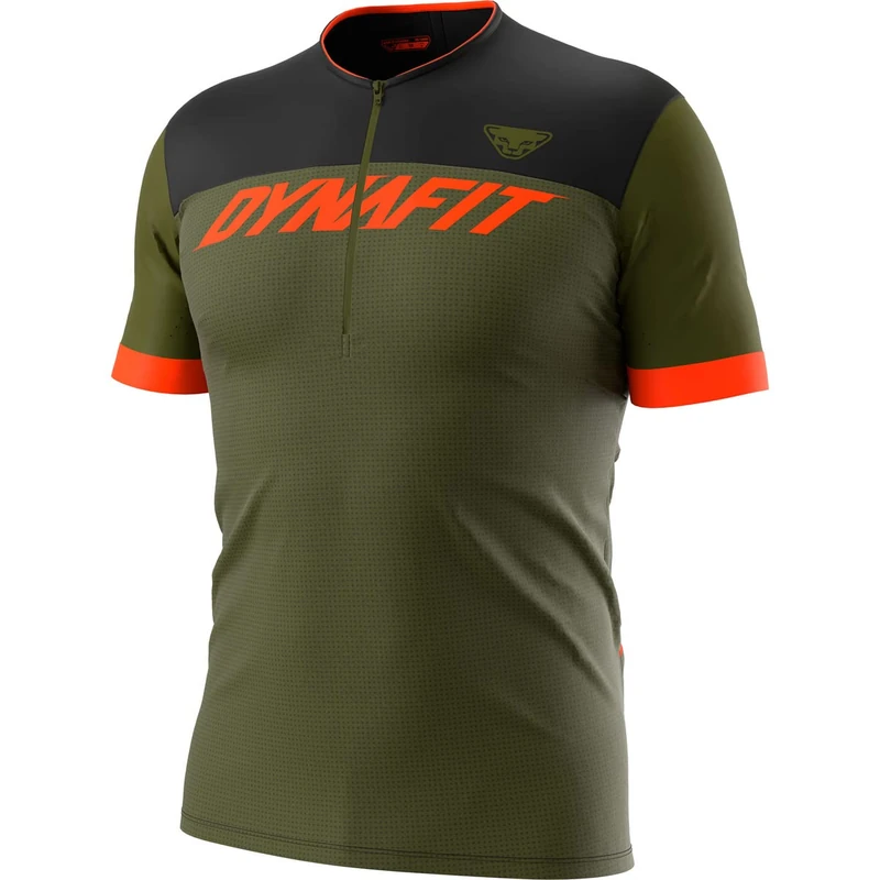Dynafit T-Shirt Brand Model Ride Light 1/2 Zip SS Tee M