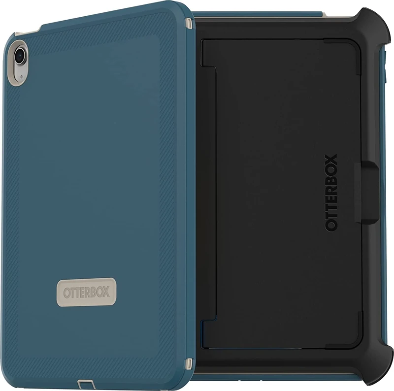 OtterBox Defender Series Case for iPad 10th Gen (ONLY) - BAHA BEACH (Blue), Rugged, Durable, Multi-Layer Protection