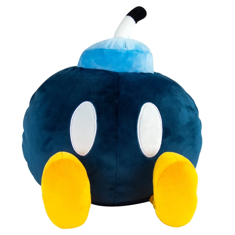TOMY Plush - Mega Bob-Omb, Nintendo Licensed Plush Toy, Blue