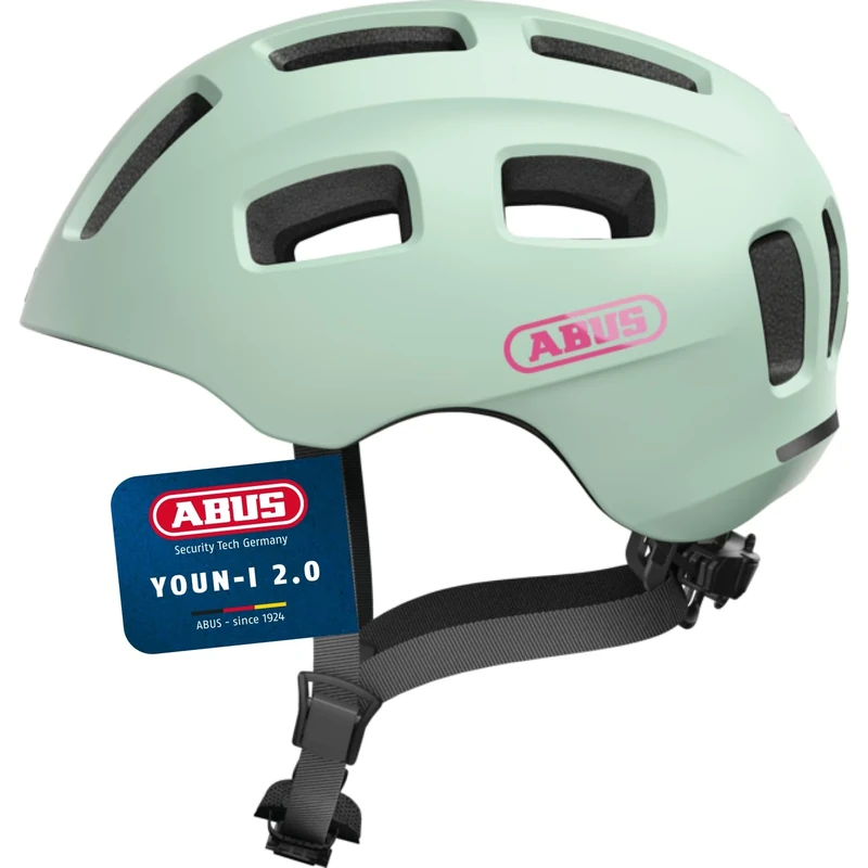 ABUS Youn-I 2.0 bike helmet - with light for children, teenagers and young adults - for girls and boys
