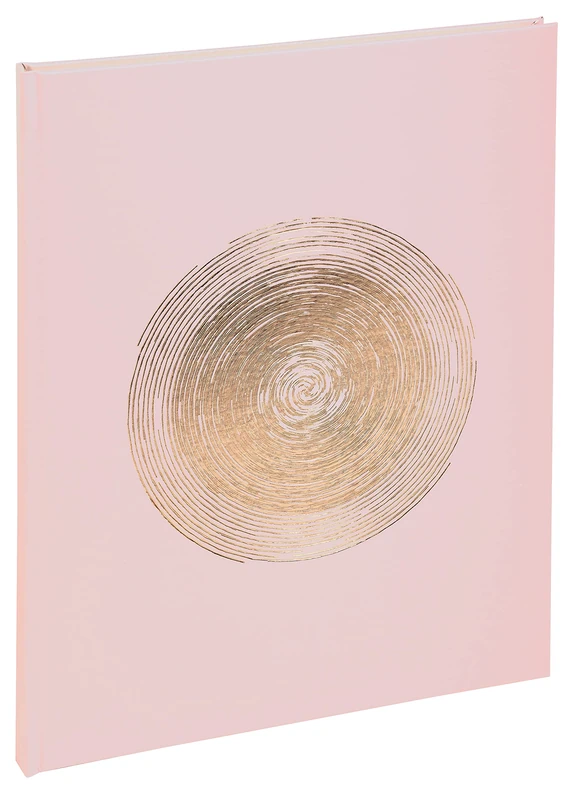Exacompta - Ref. 47983E - 1 Guestbook 100 pages Ellipse gold edge - Pink