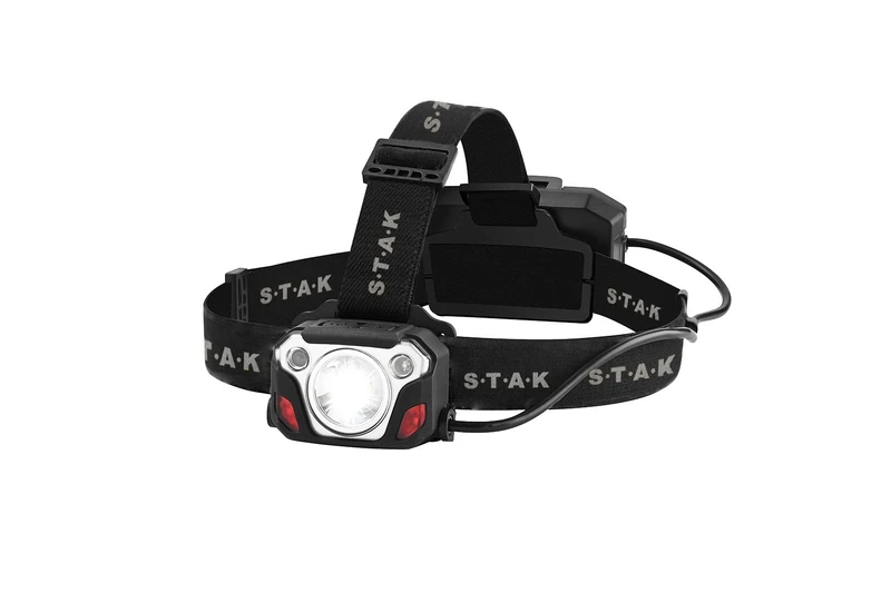 STAK Linterna Frontal 10W Head Torch Black Size 55