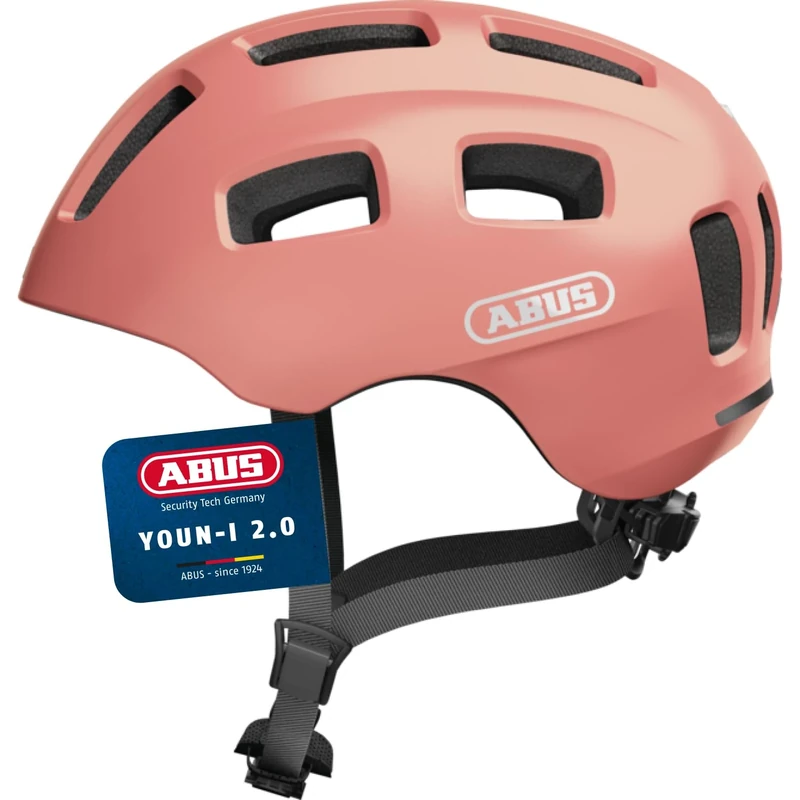 ABUS Youn-I 2.0 bike helmet - with light for children, teenagers and young adults - for girls and boys