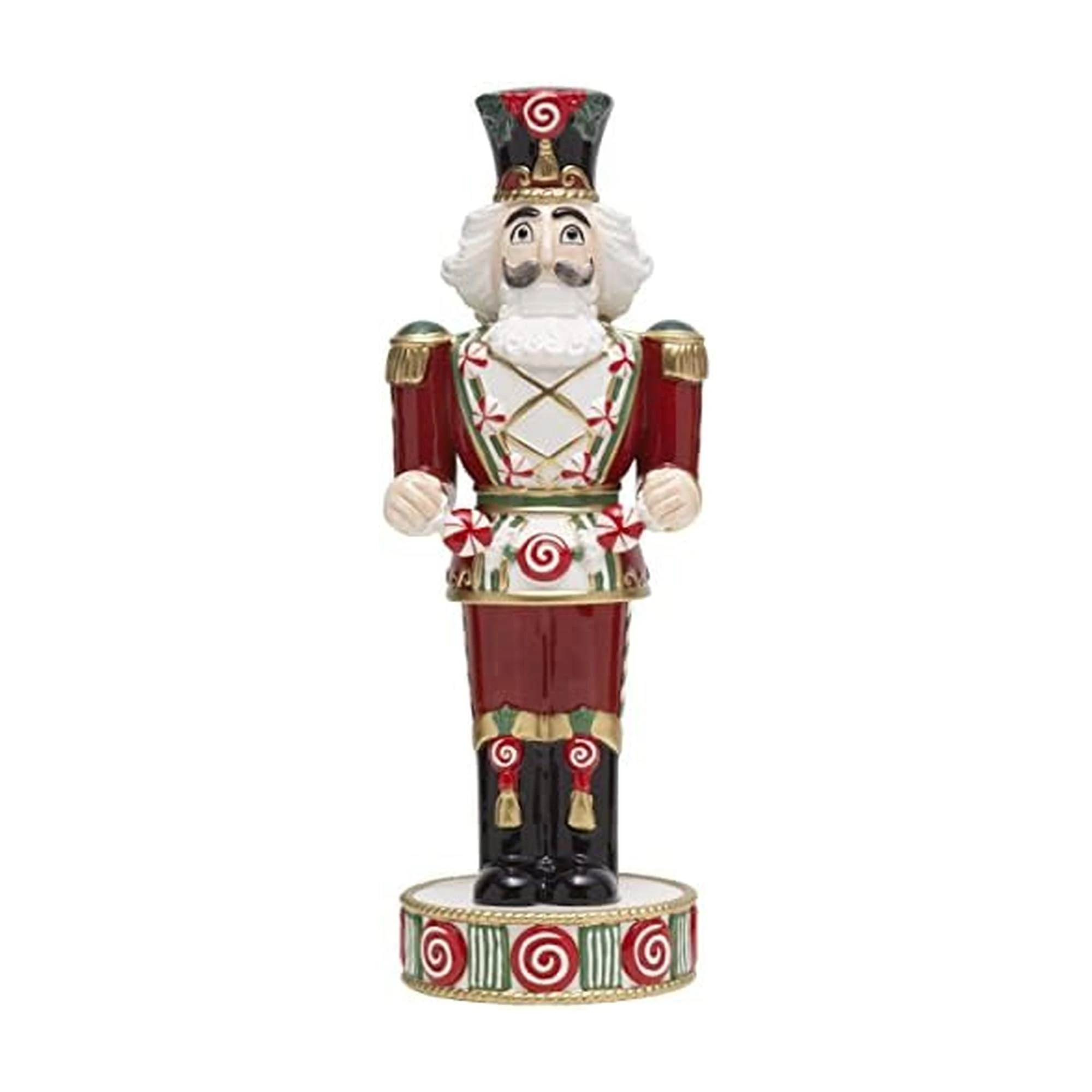 Fitz and Floyd Nutcracker Sugarplum Prince with Candy, 16.5 Inch