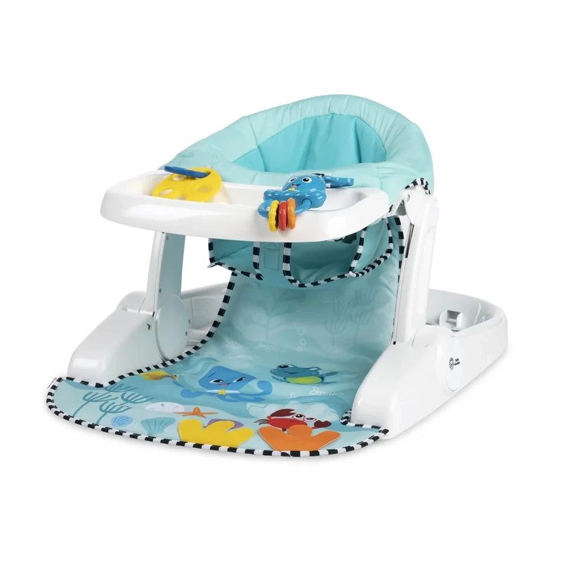 Baby Einstein Sea of Support 2-in-1 Sit-Up Floor Seat, with Removable Tray and Toys