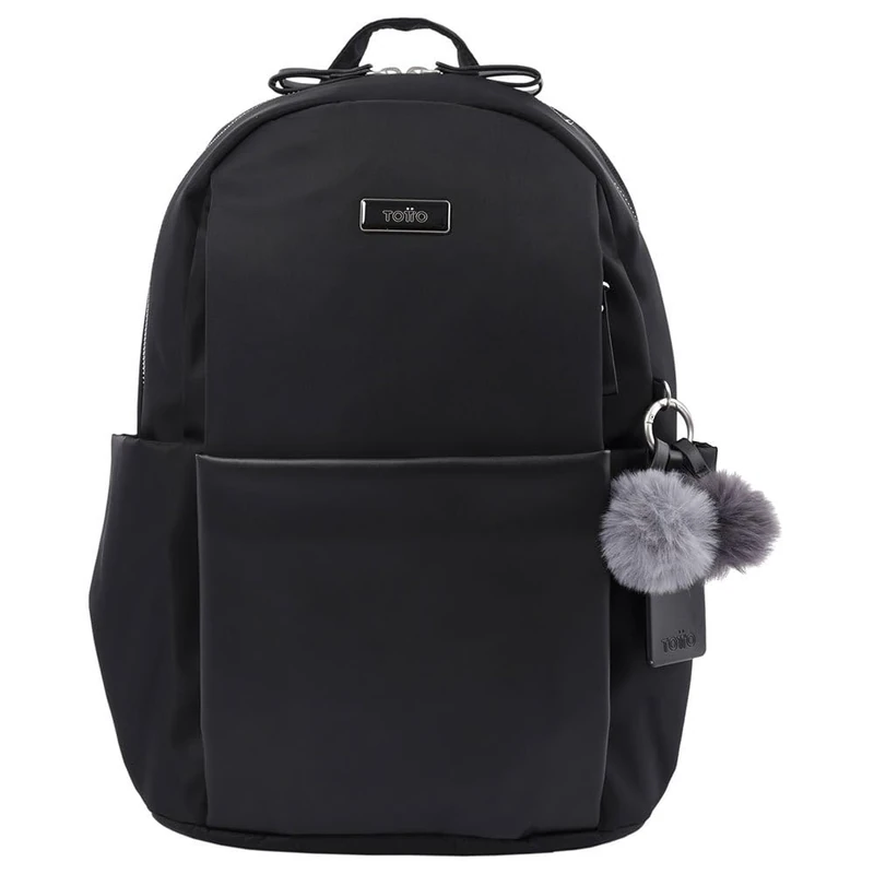 Totto Women's Morral Adelaide 1 Backpack, Black, One Size, Black (black), One size