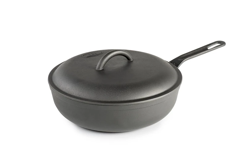 GSI GUIDECAST 10 Inch Deep Fryer Frying Pan, Adults Unisex, Multicoloured (Multicoloured), One Size