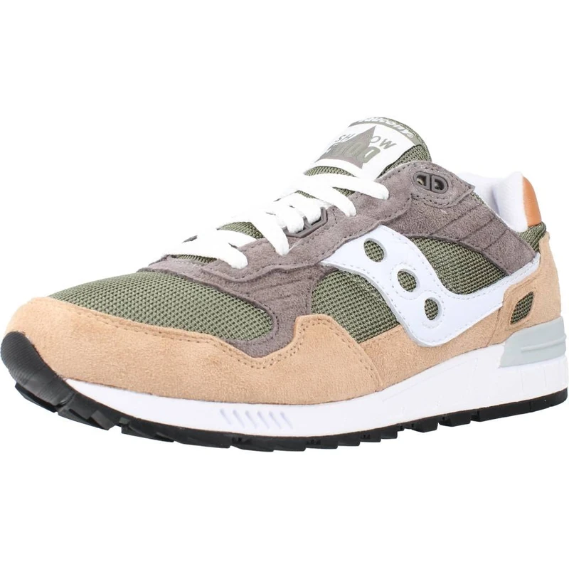 Saucony Men's Shadow 5000 U Sneaker, Sand/Olive, 10 UK