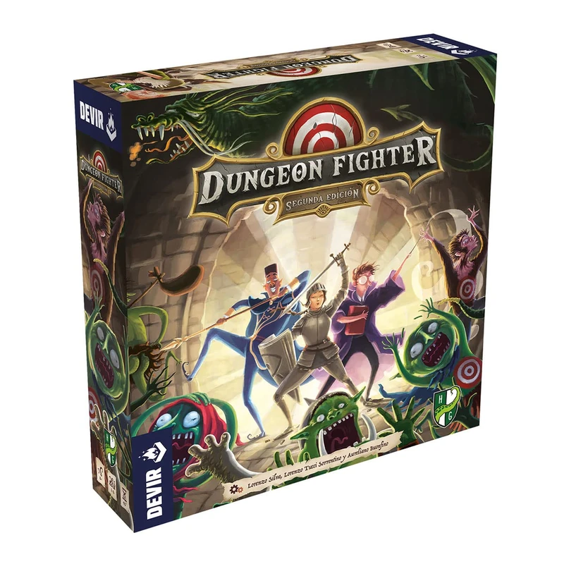Devir - Dungeon Fighter 2nd Ed, Board Game, Board Game with Friends, Fun Board Game, Board Game 8 Years (BGDUFSP)