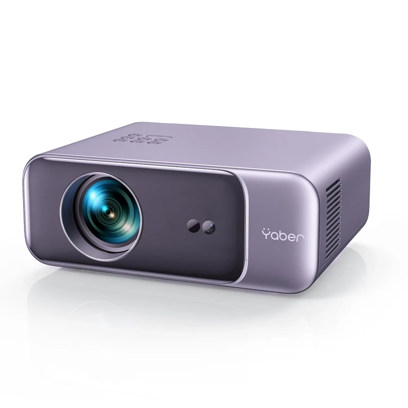 Auto Focus & Keystone 1080P HD Portable Projector, WiFi6 Bluetooth 5.2 Projectors, YABER Pro V9 Smart Projector, Home Cinema Projectors for Bedroom/Smartphone/TV Stick