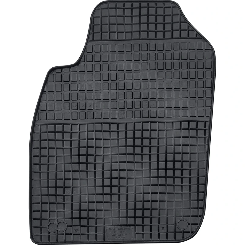 PETEX Fit Driver Rubber Mat Premium 1-Piece Black