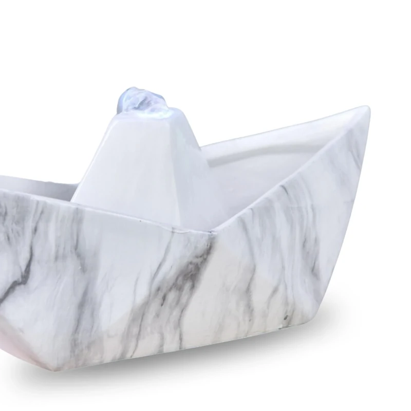 Segelzen'light Ceramic Indoor Fountain Authentic Creation Colourful Light Marble Effect Table Fountain Height 21 x 32 x 14 cm