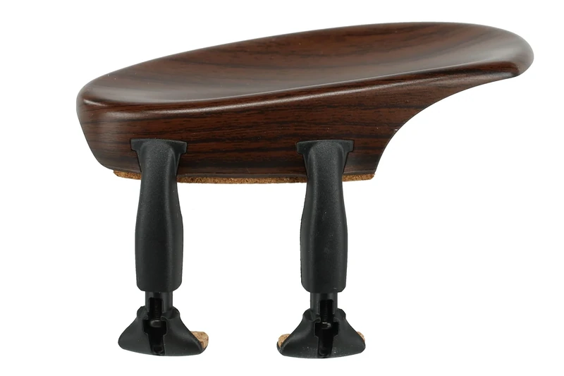 Wittner Chinrest, side-mounted chinrest Violin 4/4, high-tech plastic, anatomically shaped, allergy-tested, with screwdriver, rosewood coloured, Made in Germany, 250111P