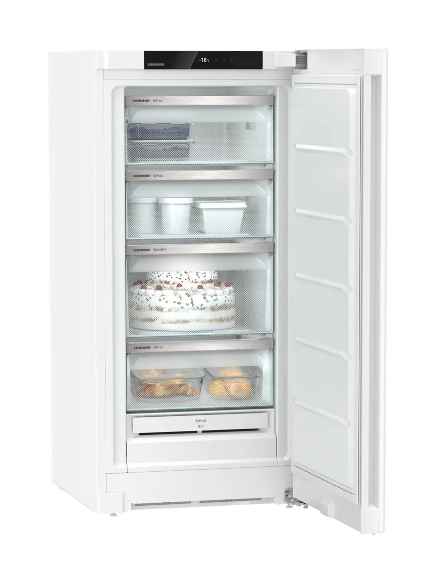 Liebherr Pure FNF4204 125.5x60cm 160L No Frost White Tall Upright Freezer