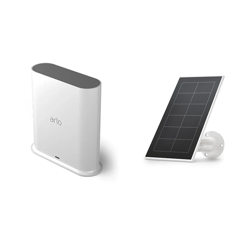 Arlo Certified Accessory, SmartHub Add-On Unit, USB Local Storage, Designed for Arlo Essential & Certified Accessory | Solar Panel Charger, Weatherproof, 8ft Magnetic Power Cable
