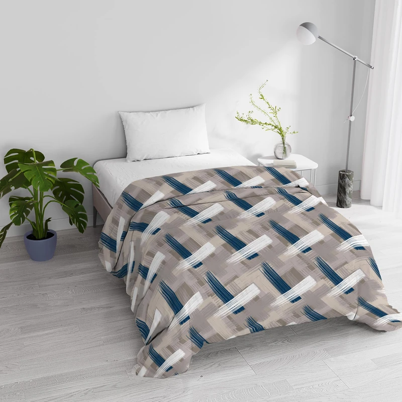 Italian Bed Linen Winter Quilt “BASIC”, Pennellate, 160x245 cm