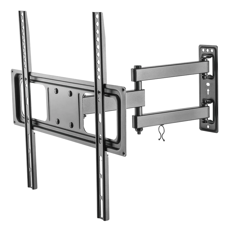 Deltaco ARM-1200 - Rotating Wall Mount with Spirit Level, Suitable for Screen from 32 to 55 inch - Black